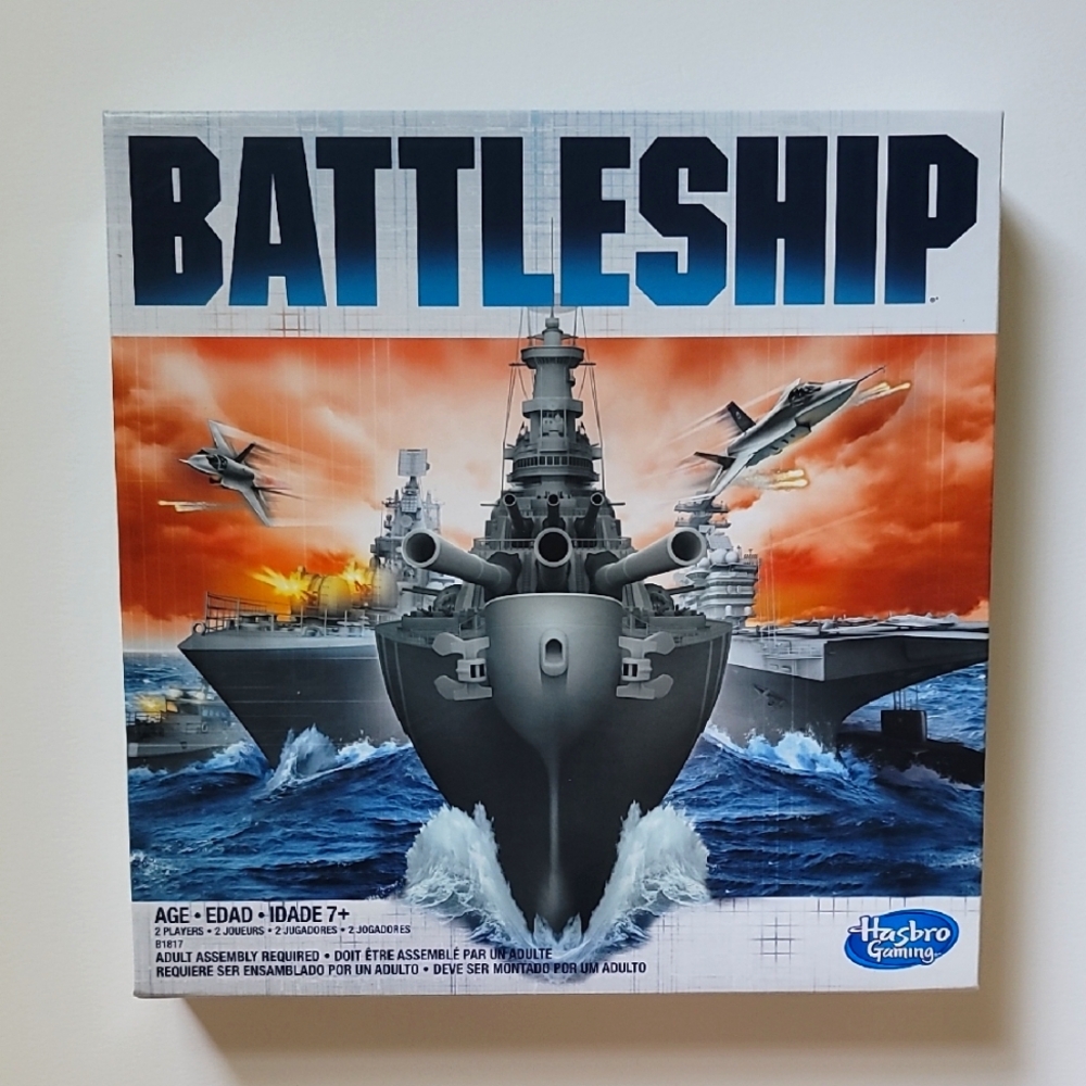 New Hasbro Gaming Battleship, Age 7+